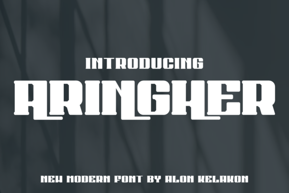 Aringher: A Bold Display Font for Editorial Impact