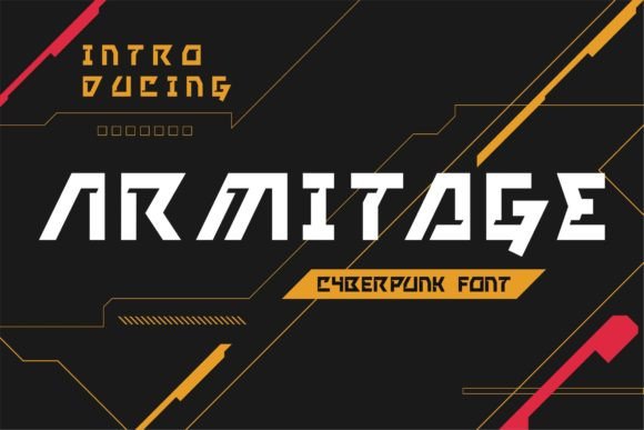 Armitage: A Cyberpunk Font for Editorial Identity