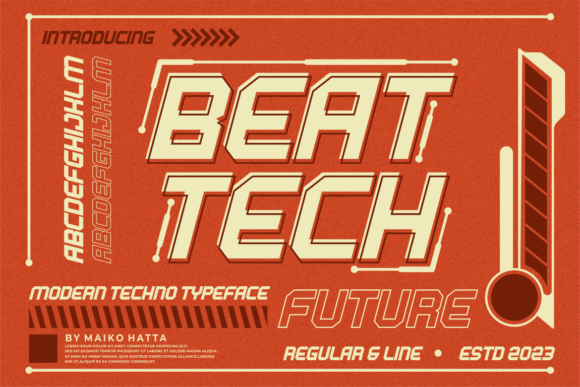 Beat Tech Font: The Futuristic Design Ally for Modern Makers