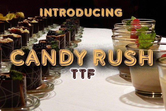 Candy Rush: The Display Font That Makes Marketing Pop