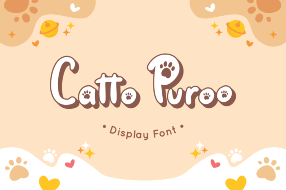 Catto Puroo: The Playful Display Font for Eye-Catching Campaigns
