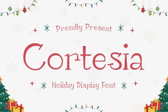 Cortesia: A Font That Lifts Your Brand's Holiday Presence