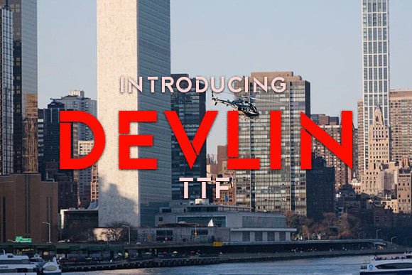 Devlin: A Stylish Sans Display Font for Creative Makers