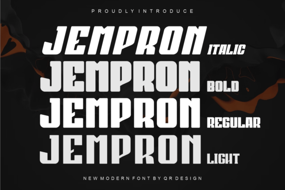 Discover Jempron: The Bold Display Font for Your Business Brand