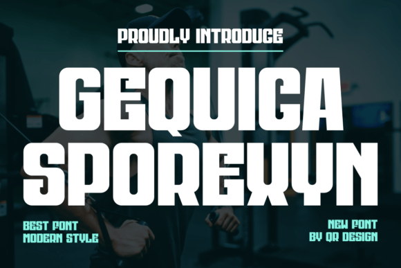 Gequica Sporexyn Font: Testing It in a Real Branding Project