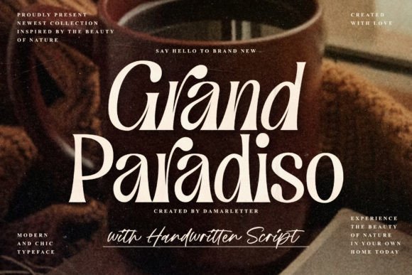 Grand Paradiso Duo: A Font for Building a Beautiful Brand