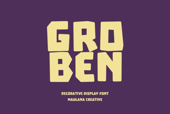 Groben Typeface: A Bold Tool for Modern Branding