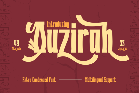 How Quzirah, a Retro Condensed Font, Can Strengthen Your Brand