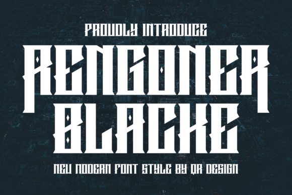 How Rengoner Blacke Became Our Campaign’s Signature Font