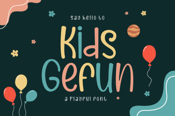 Kids Gefun: The Modern Display Font for Editorial Personality