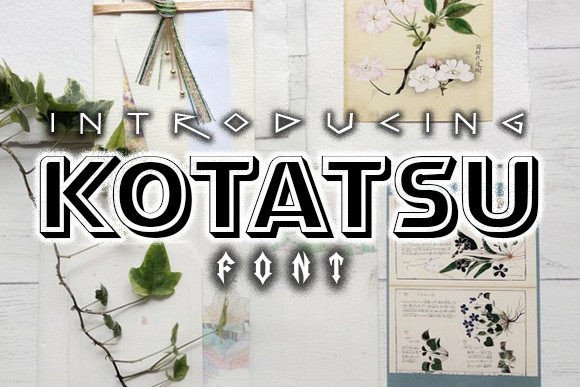Kotatsu: A Display Font for Building a Bold Brand Identity
