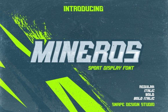 Mineros: A Dynamic Display Font for Digital Design