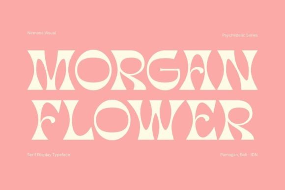 Morgan Flower: A Groovy Psychedelic Font for Digital Creativity