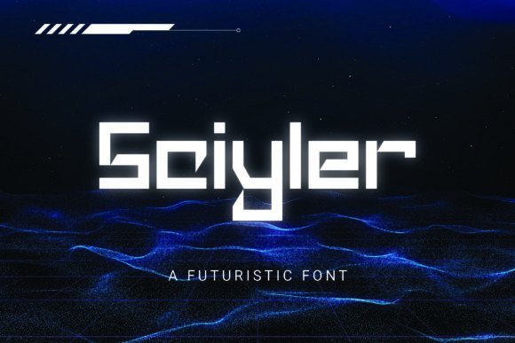 Sciyler: The Futuristic Font for Your Modern Products