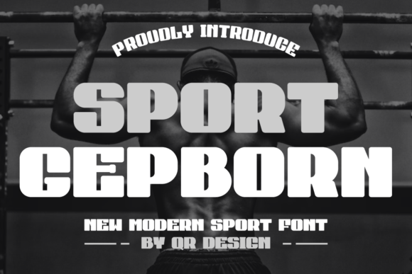 Sport Gepborn: A Bold Display Font for Digital Branding