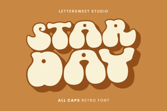 Starday Font: A Playful Retro Typeface for Crafters