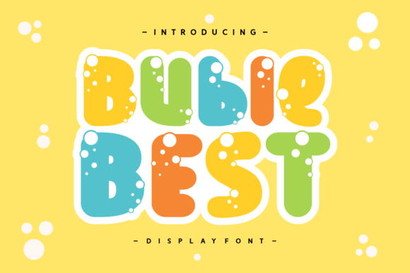 The Buble Best Font for Friendly Business Branding