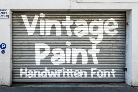 Vintage Paint Font: Your Craft Toolkit’s Bold New Brush