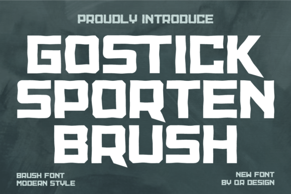 Why Gostick Sporten Brush Is a Powerful Display Font for Business Branding